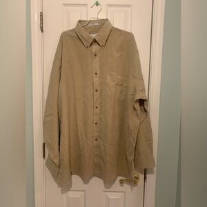 Forsyth of Canada Suede Tan Buttoned shirt, 2XL